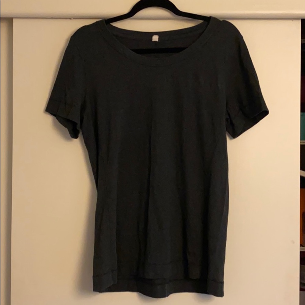 Charcoal Gray Lululemon T-shirt